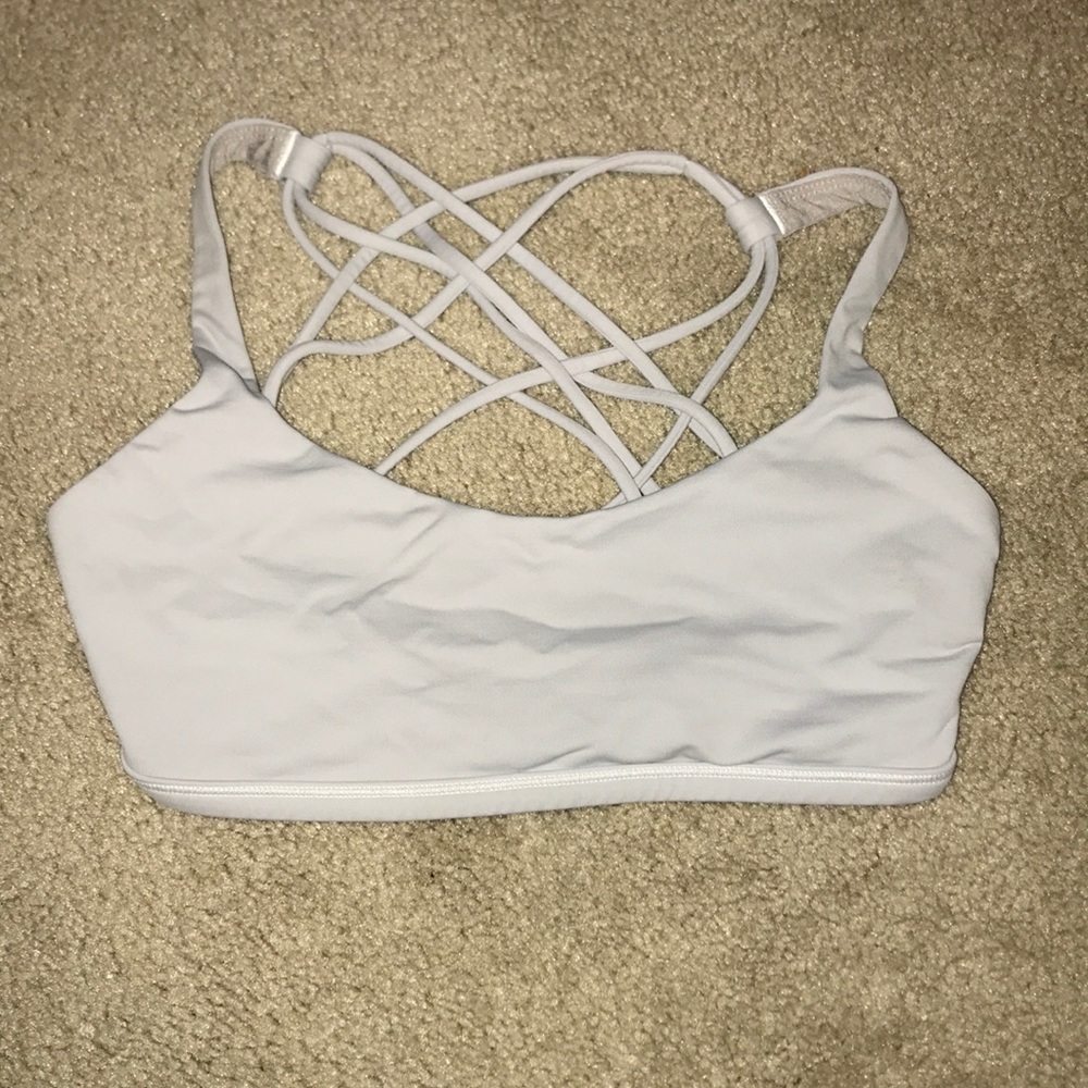 Light Grey Lululemon Sports bra!!